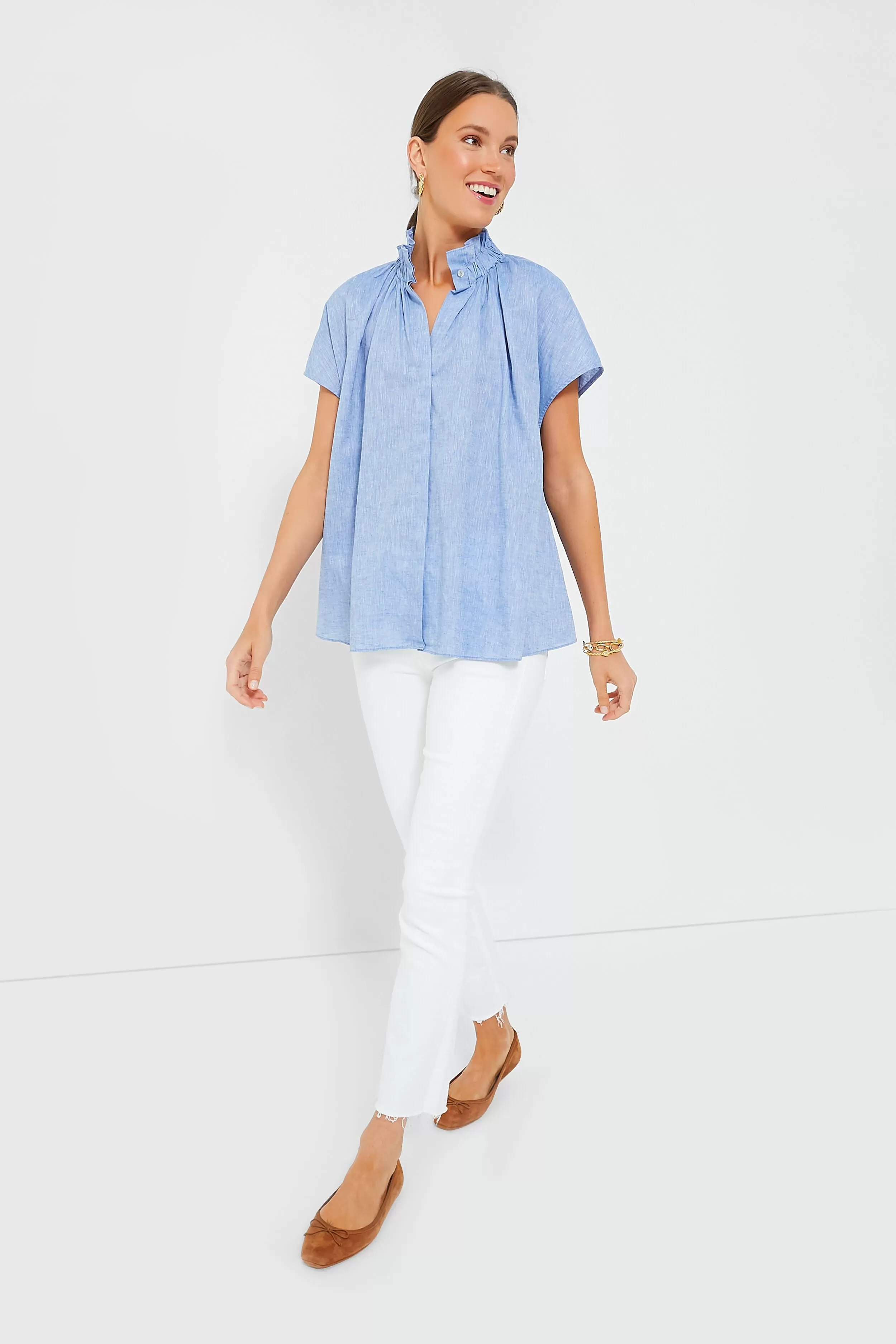 Chambray Rae Blouse