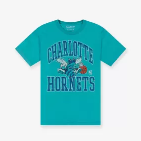 Charlotte Hornets Vintage HWC Ivy Arch Tee - Faded Teal