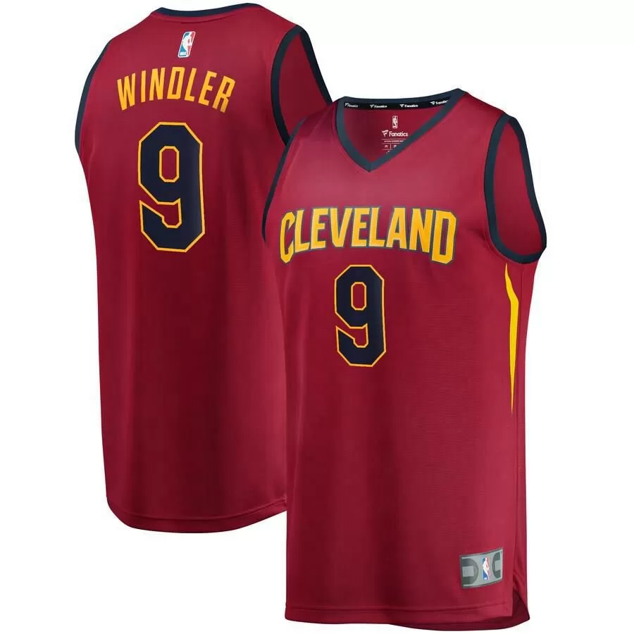 Cleveland Cavaliers Dylan Windler Fanatics Branded Replica Fast Break Icon Jersey Kids - Burgundy | Ireland Z7969S4