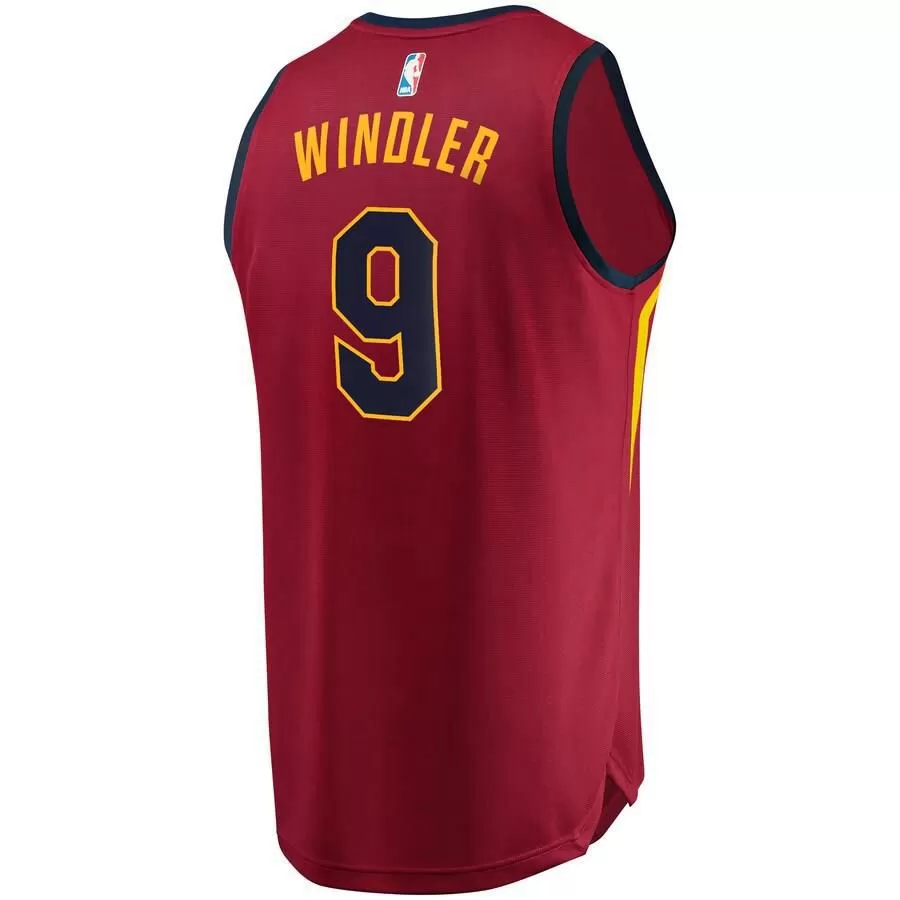 Cleveland Cavaliers Dylan Windler Fanatics Branded Replica Fast Break Icon Jersey Kids - Burgundy | Ireland Z7969S4