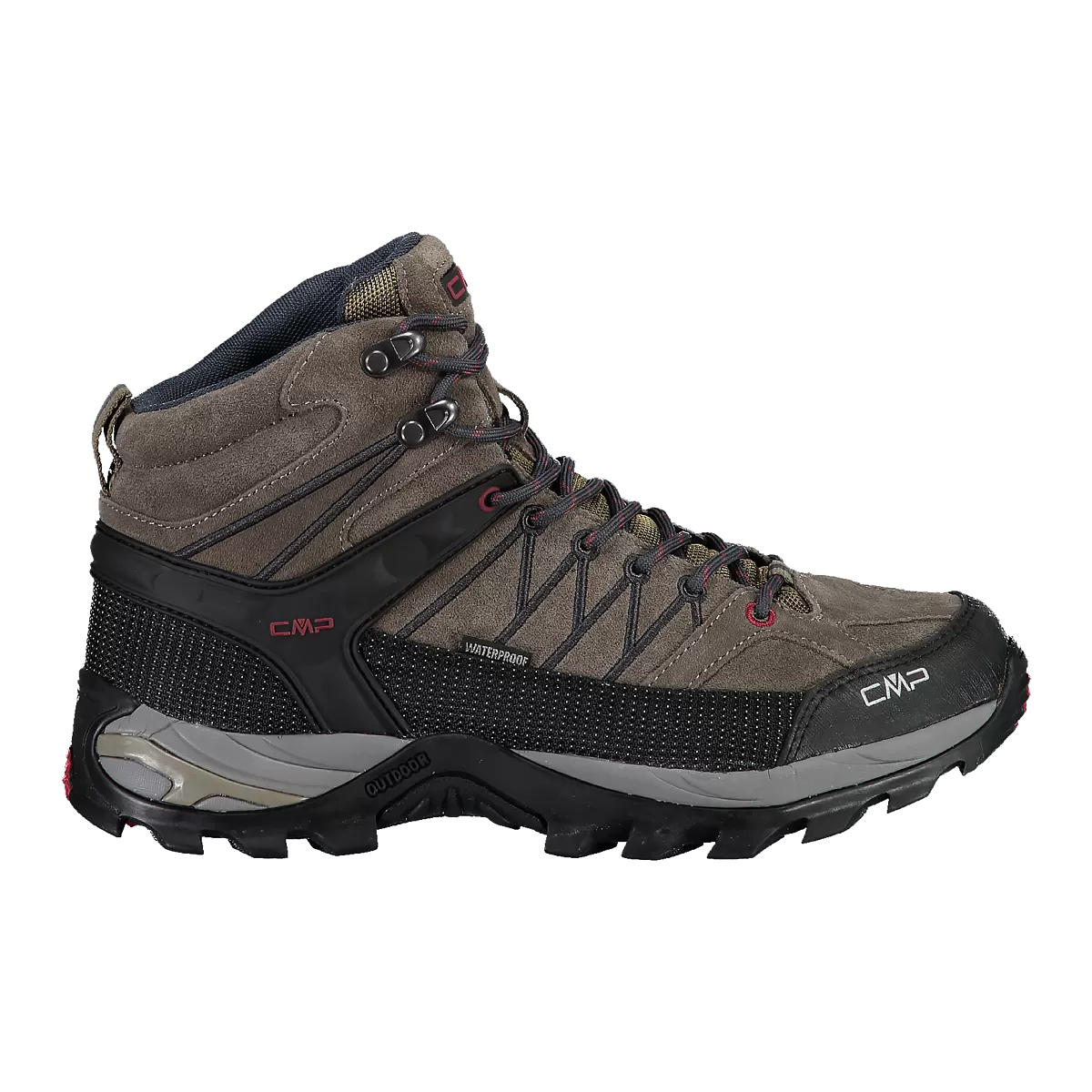 CMP Men's Rigel Waterproof Mid Trail Boots (Torba-Antracite)