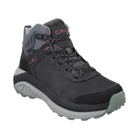 CMP Women's Juukat Hiking Waterproof Mid Trail Boots (Anthracite)