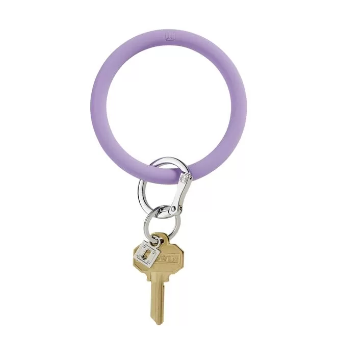 Confetti Silicone Big O Key Ring - (multiple colors)