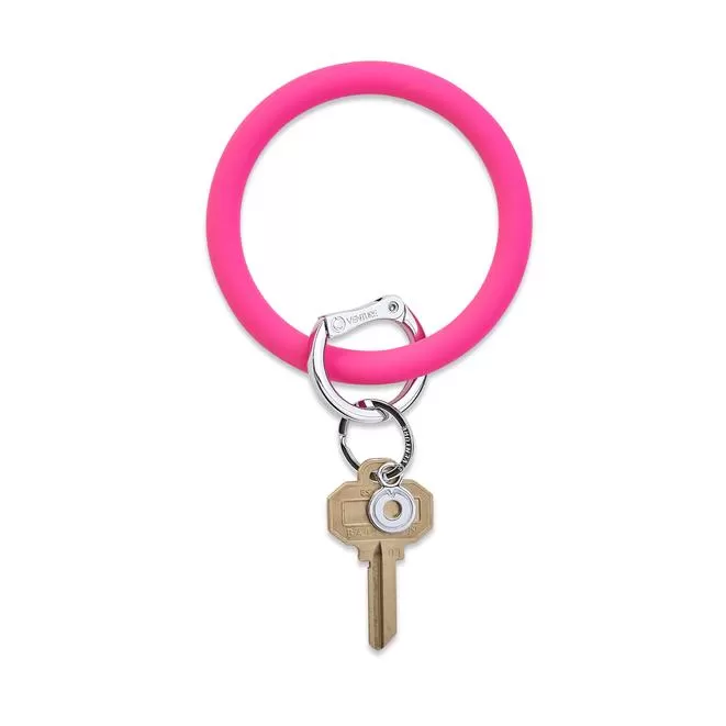 Confetti Silicone Big O Key Ring - (multiple colors)