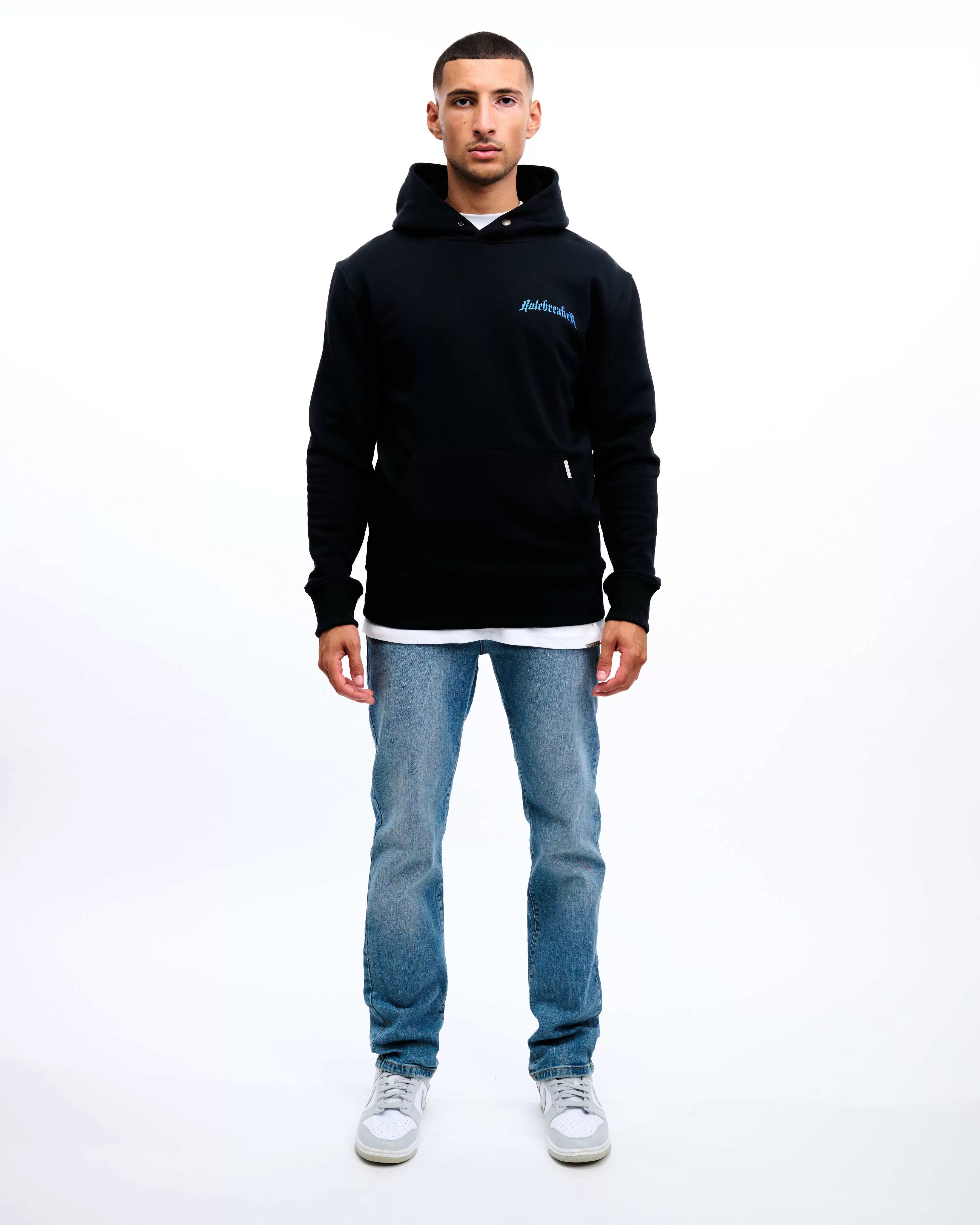 CROYEZ RULEBREAKER HOODIE - BLACK/COBALT