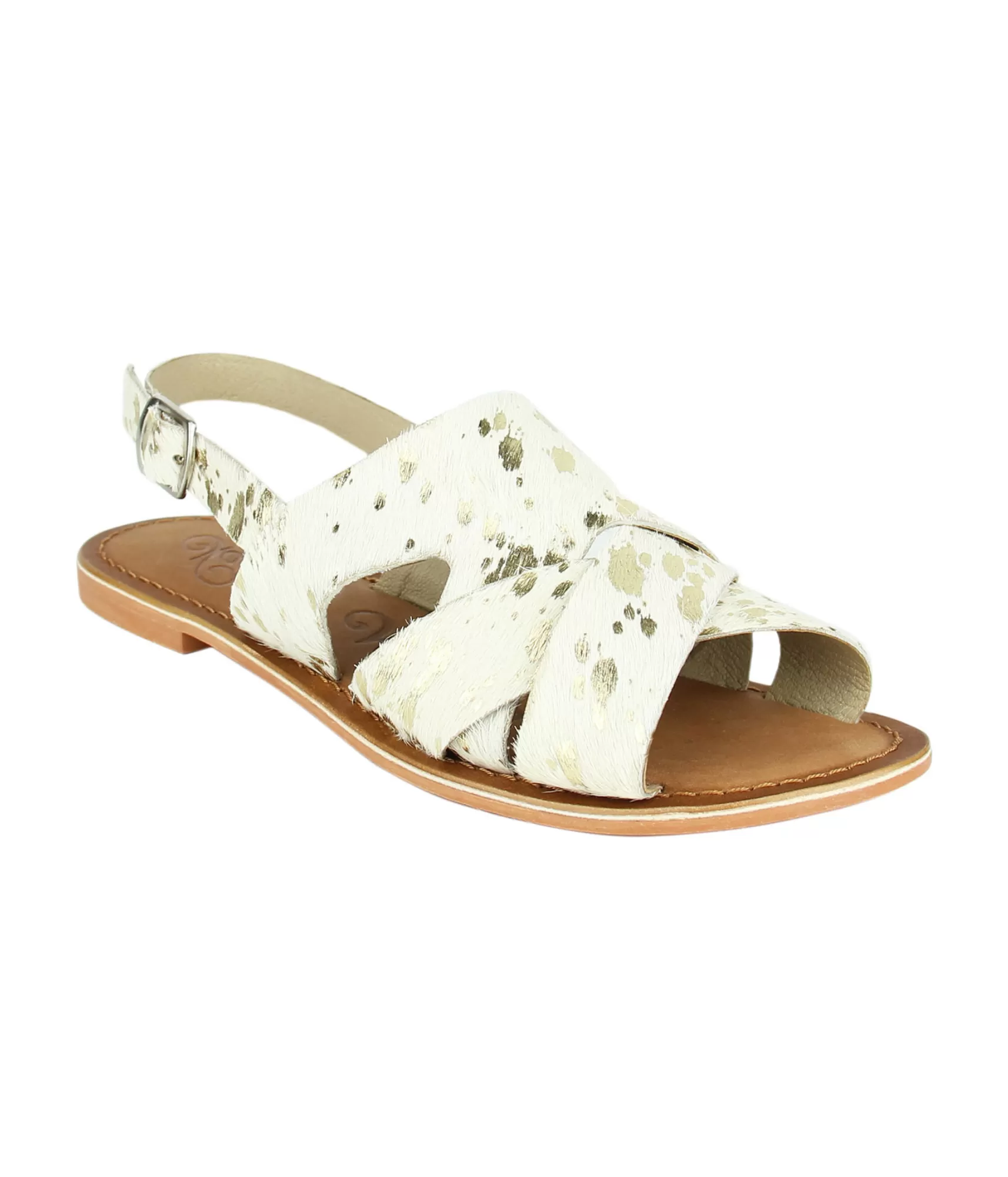 Cup of Tea Sandals in White