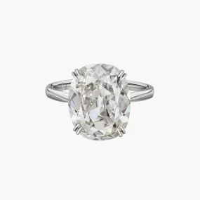 Cushion Cut Solitaire Engagement Ring