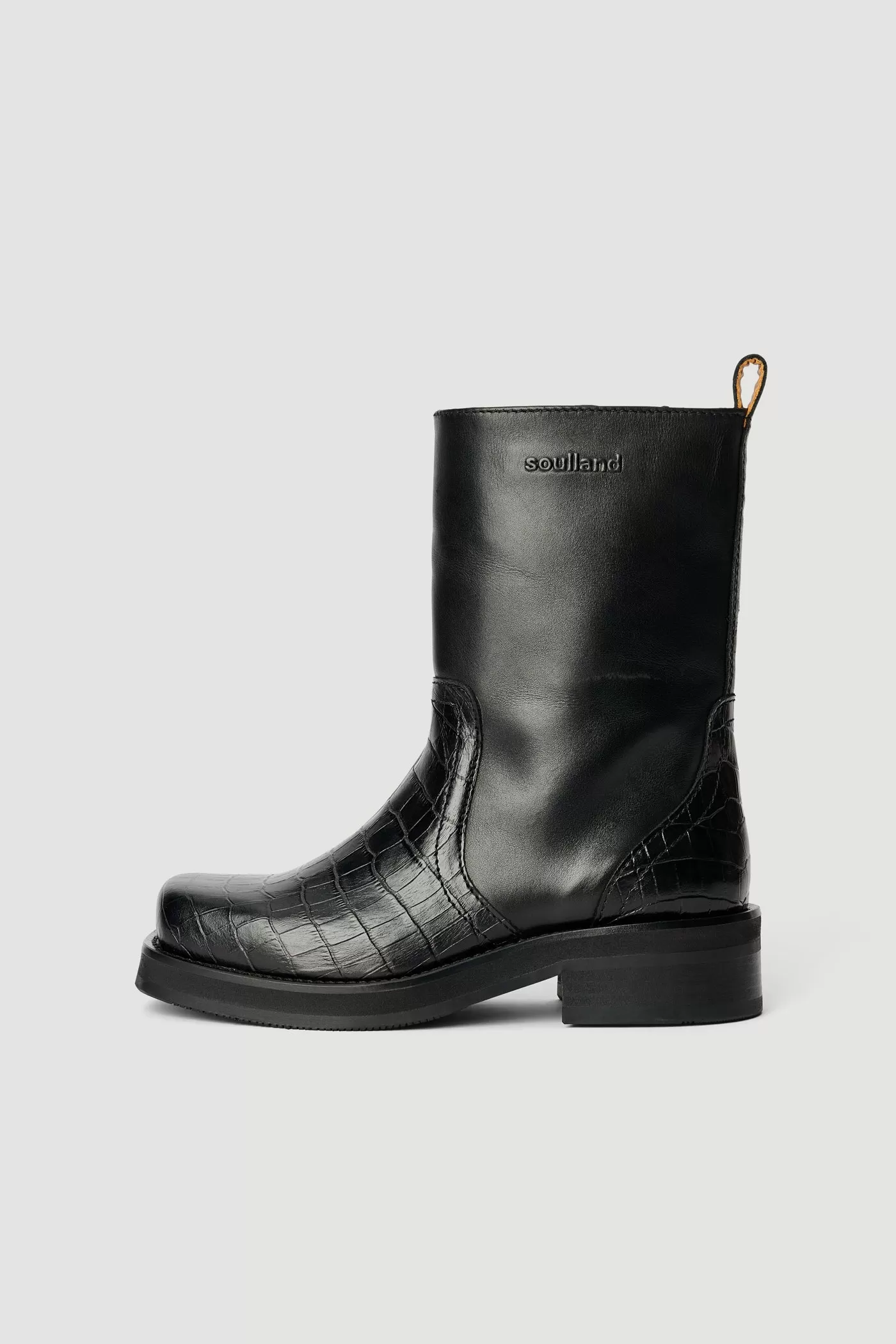 DELAWARE croco boots