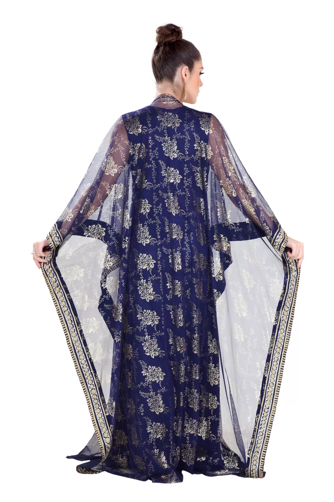 Designer Farasha Khaleeji Thobe Maxi Dress