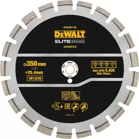 Dewalt 350mm Elite Series Asphalt Diamond Segmented Wheel Blade DT20467-QZ