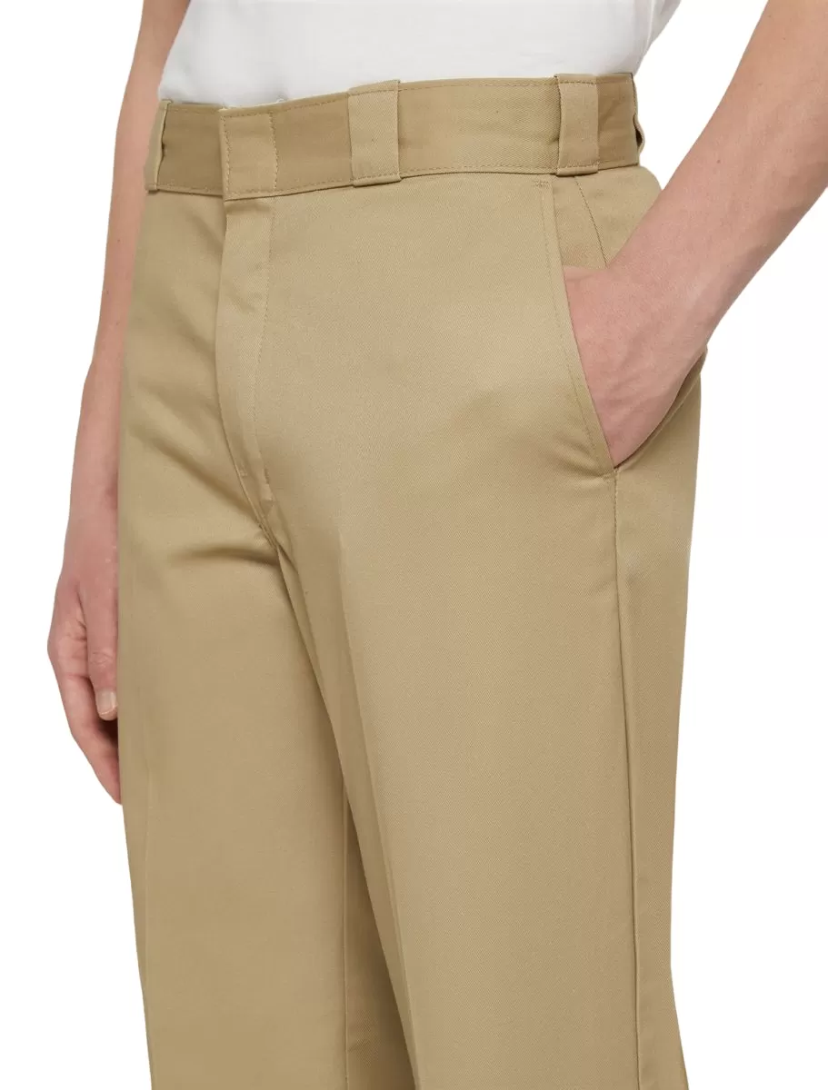 Dickies Original 874 khaki unisex straight leg casual trousers