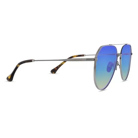 Diff Eyewear Dash Sunglasses Light Gunmetal/Ice Blue Lens