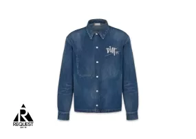 Dior And Shawn Denim Overshirt Blue