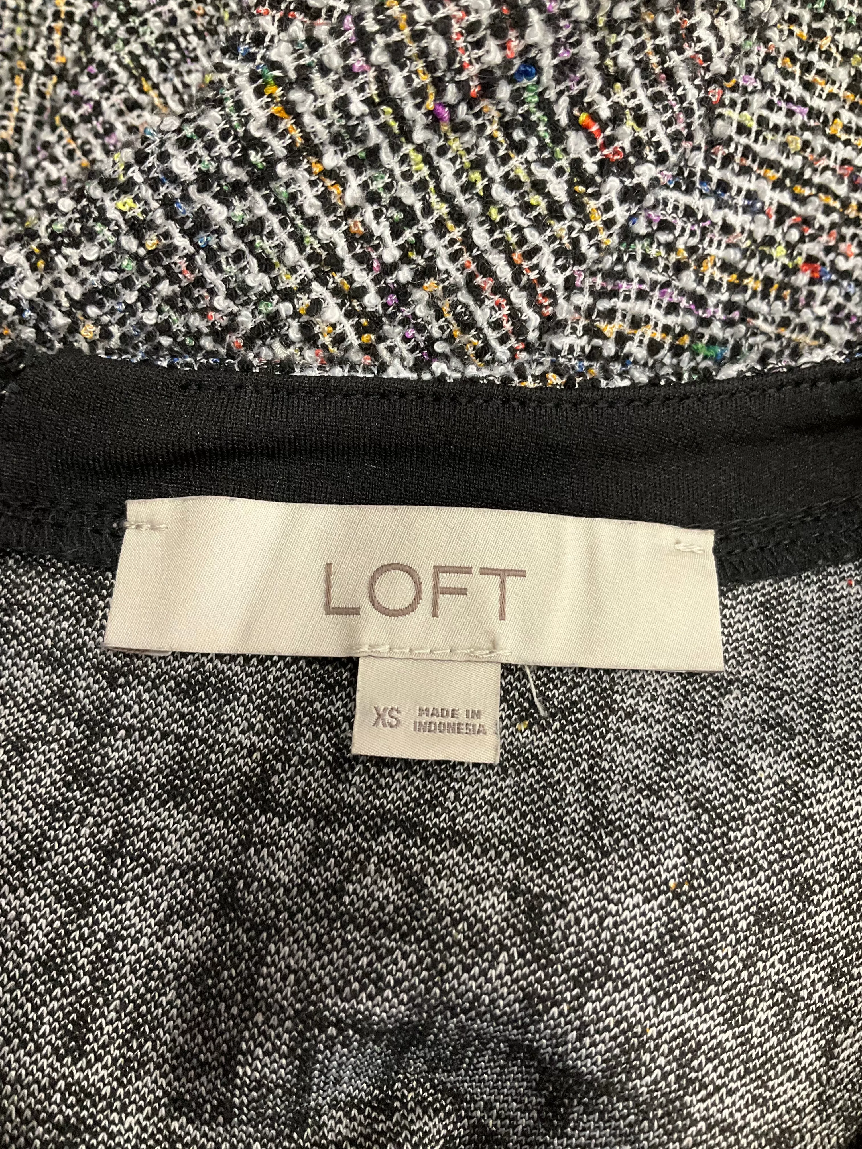 Dress Work By Loft In Multi-colored, Size: Xs