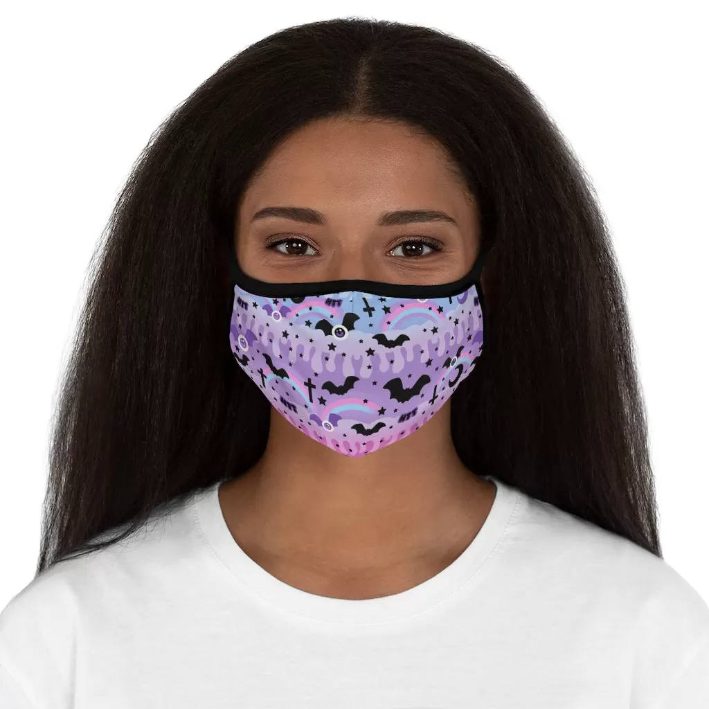 Dripping Sky Fitted Polyester Face Mask