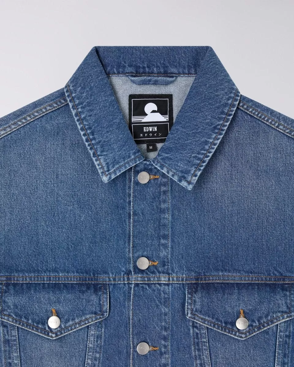 EDWIN EU-TRUCKER Jacket - BLUE