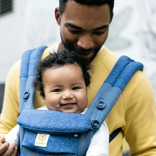 Ergobaby Omni 360 Cool Air Mesh Carrier - Blue Blossoms