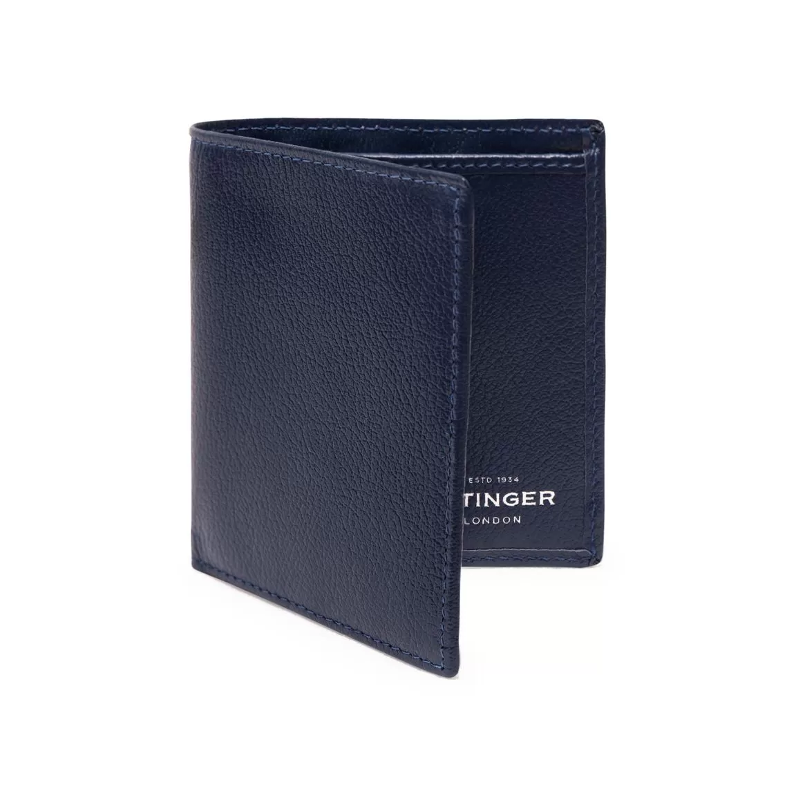 Ettinger Marine Blue Capra Leather Mini Wallet