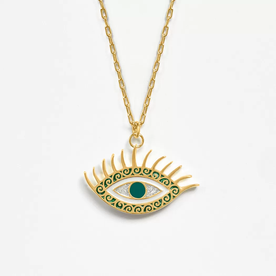 Evil Eye Pendant (Intuition) - Gold