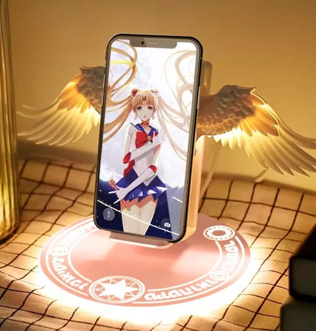 Fashion Cartoon Wings Wireless Charger PN6351