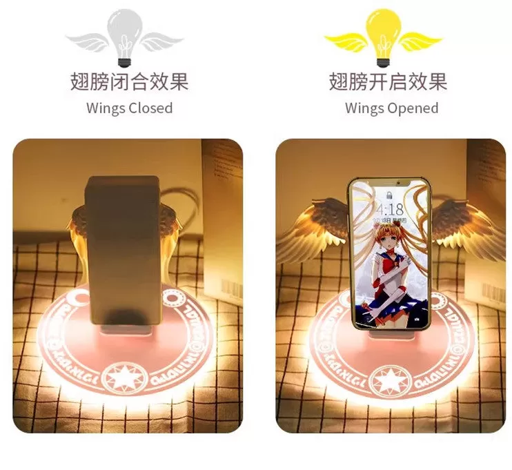 Fashion Cartoon Wings Wireless Charger PN6351