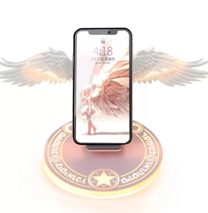 Fashion Cartoon Wings Wireless Charger PN6351