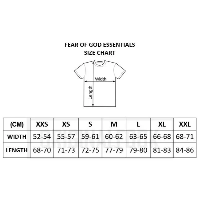 FEAR OF GOD Essentials Felt Logo Tee Smoke