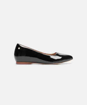 FRANKIE4 Poppy Black Patent Ballet Flats