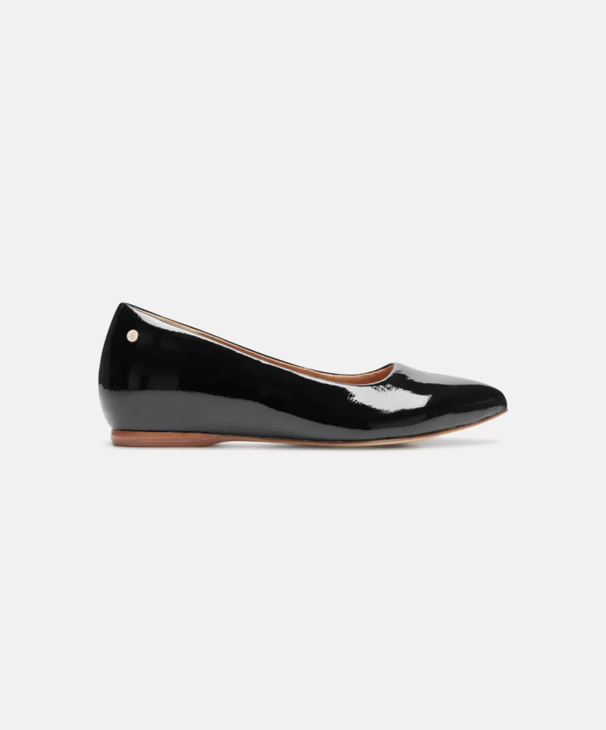 FRANKIE4 Poppy Black Patent Ballet Flats