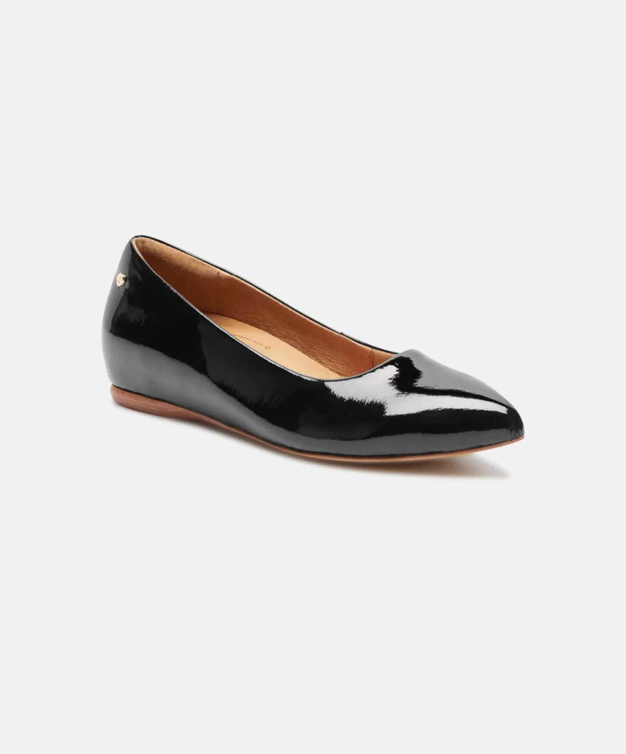 FRANKIE4 Poppy Black Patent Ballet Flats