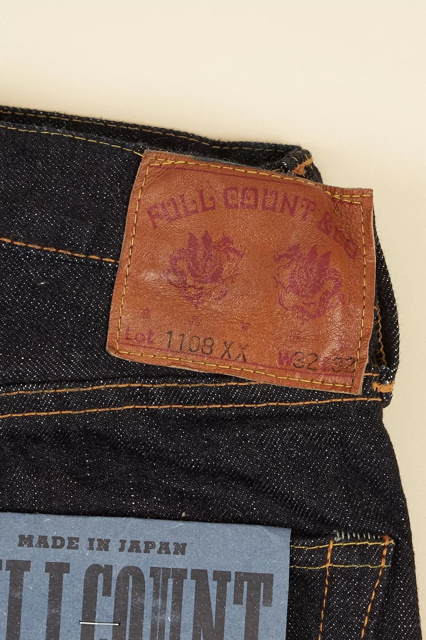 Fullcount 1108XX Slim Straight Selvedge Denim - 15.5oz