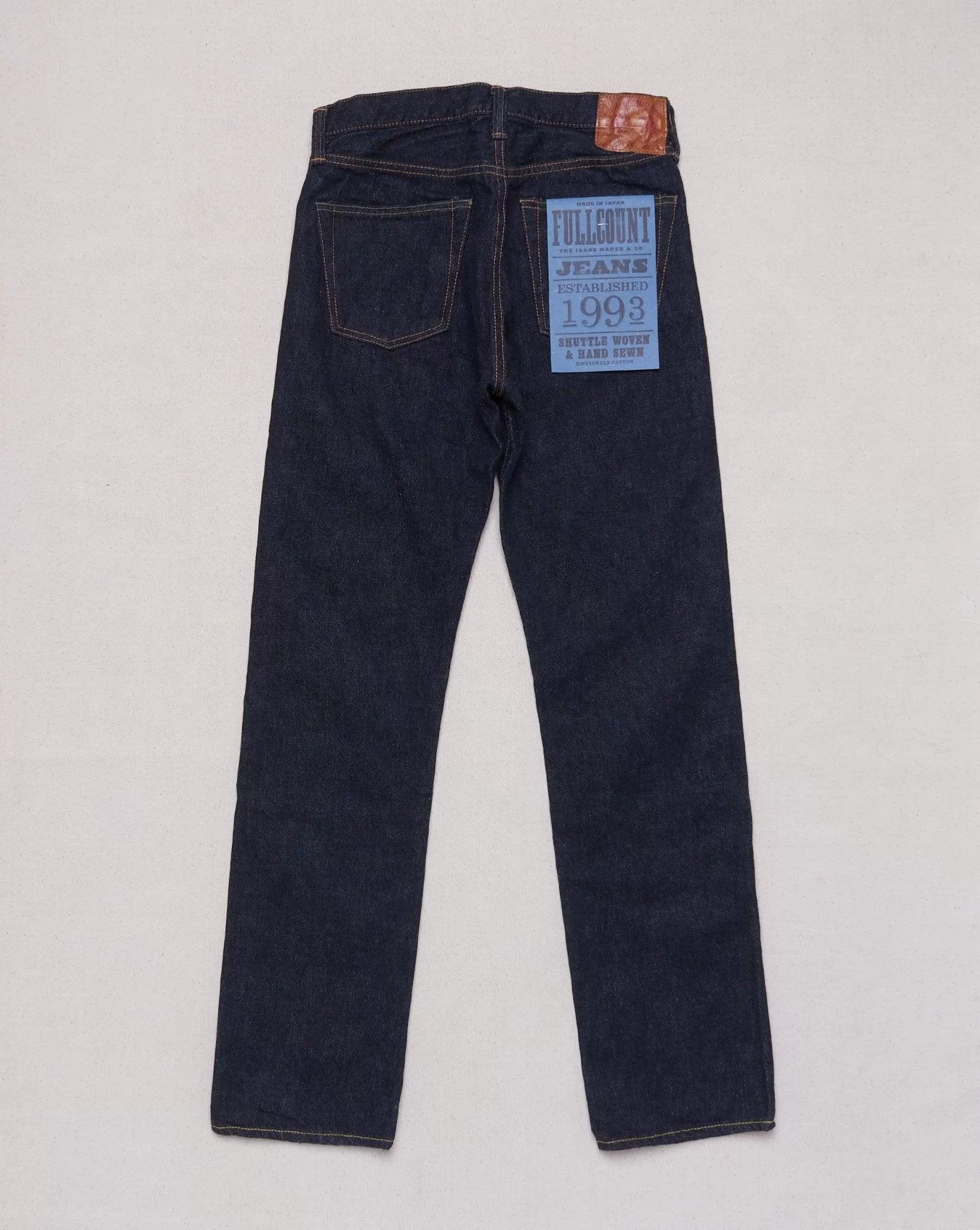 Fullcount 1108XX Slim Straight Selvedge Denim - 15.5oz