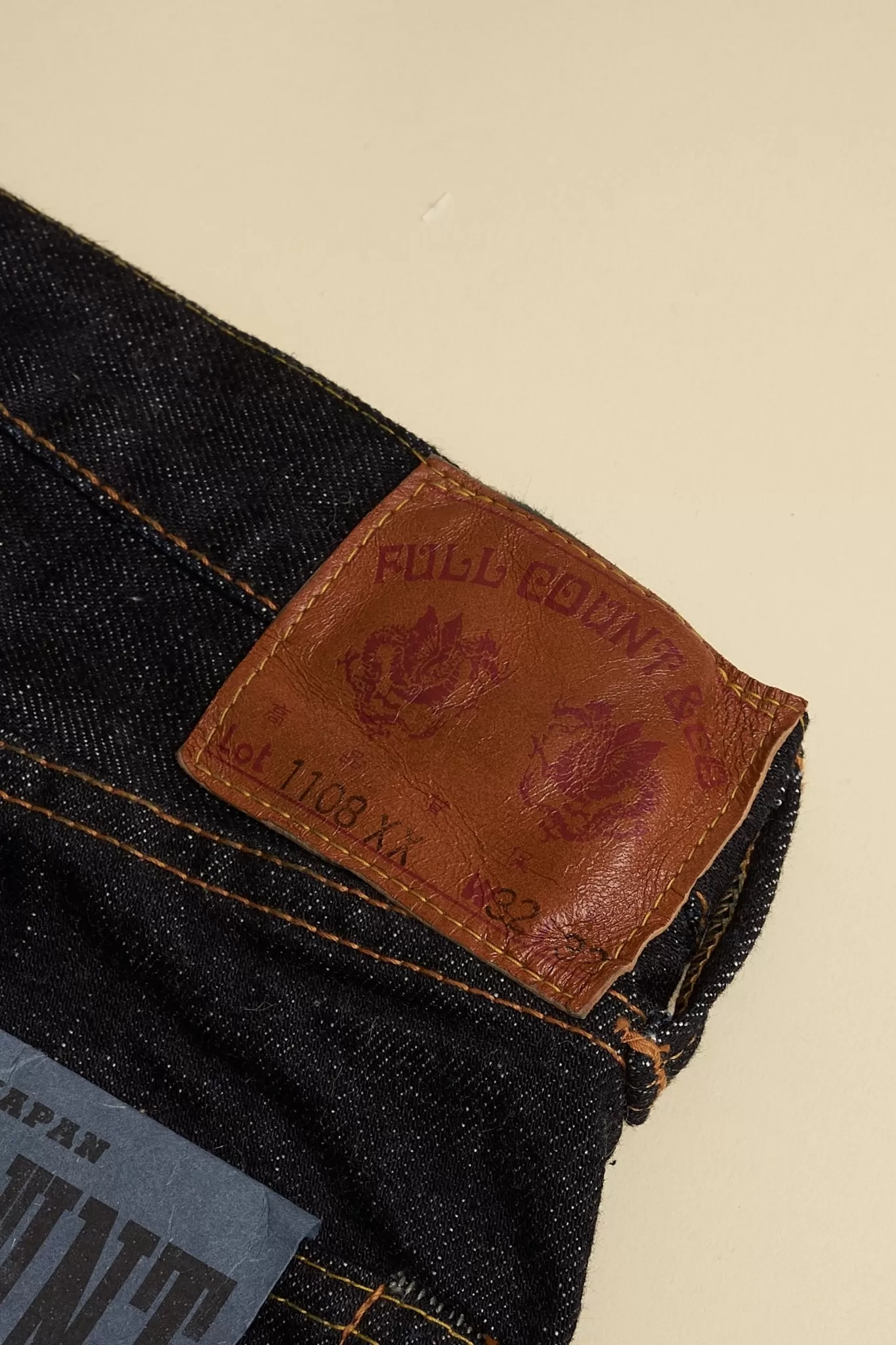 Fullcount 1108XX Slim Straight Selvedge Denim - 15.5oz