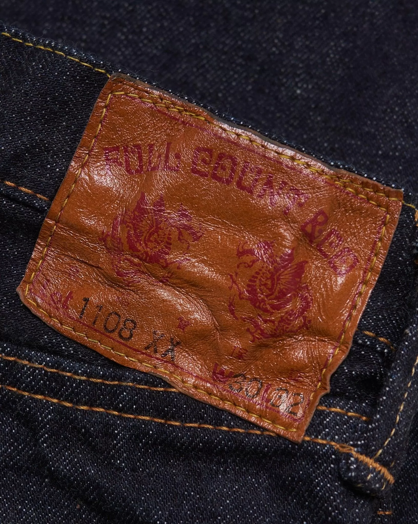 Fullcount 1108XX Slim Straight Selvedge Denim - 15.5oz