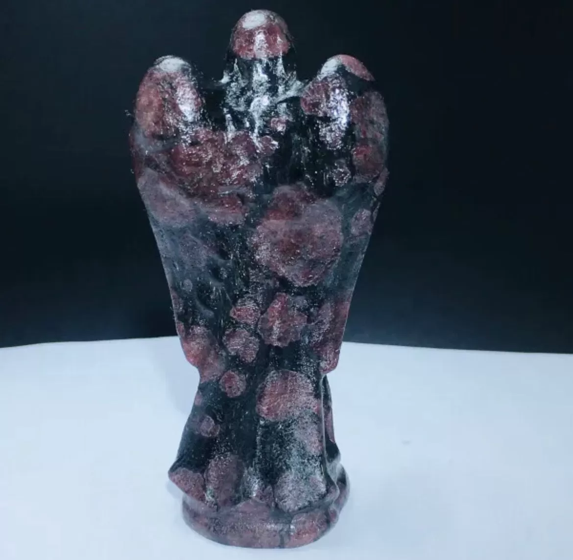 Garnet Angel Figurine