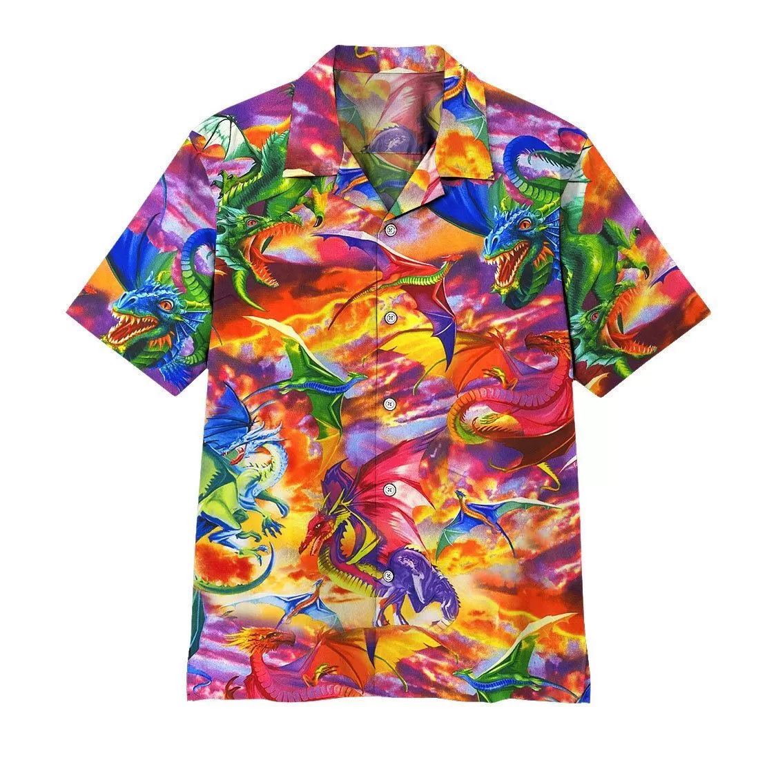 Gearhuman 3D Dragon Hawaii Shirt