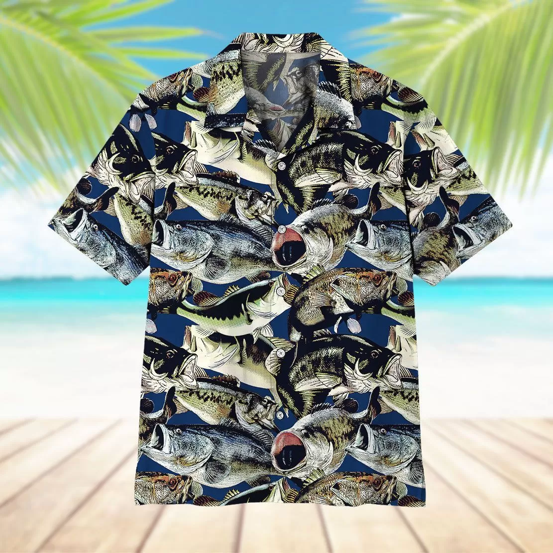 Gearhuman 3D Fishing Hawaii Shirt