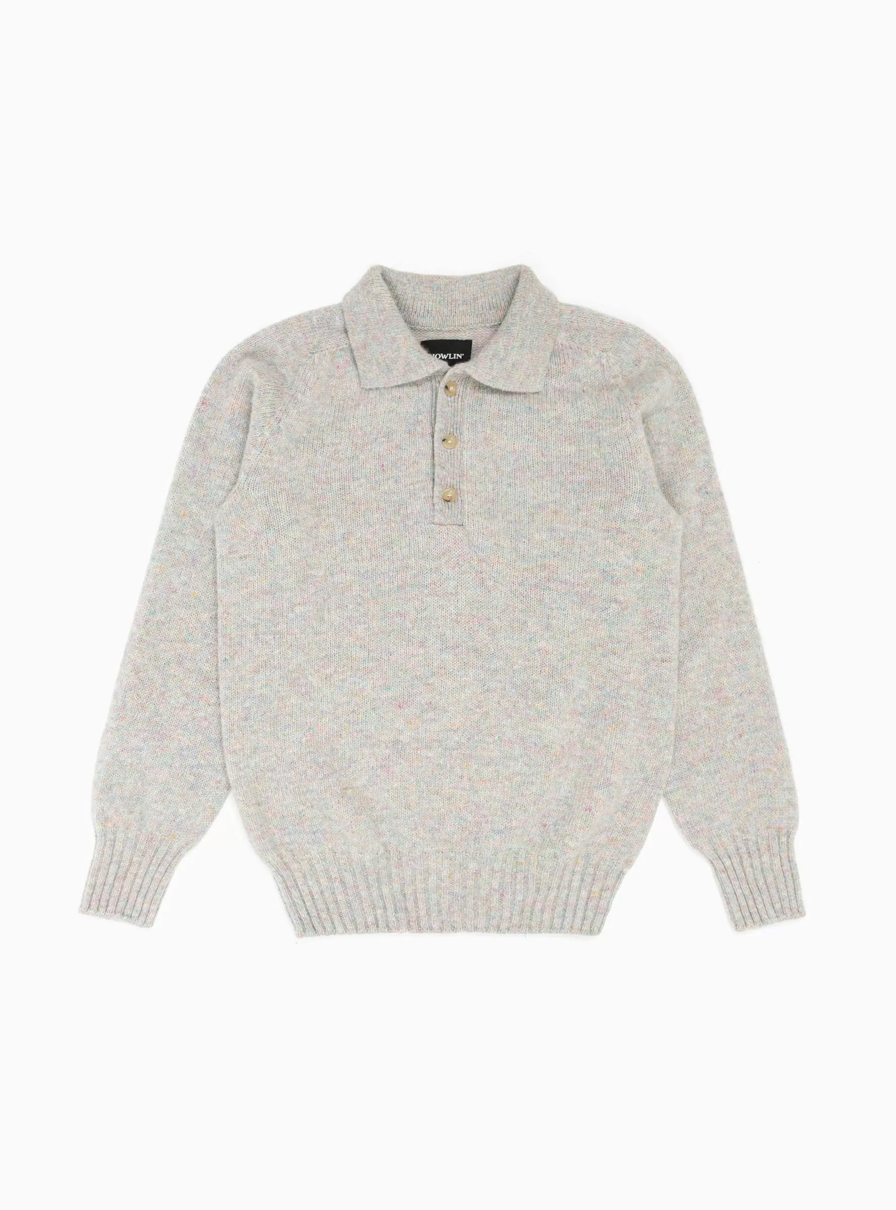 Ghost Pressure Polo Sweater Galaxy Grey