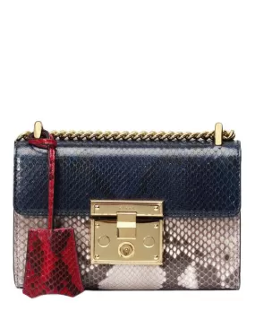 Gucci Padlock Small Python Shoulder Bag