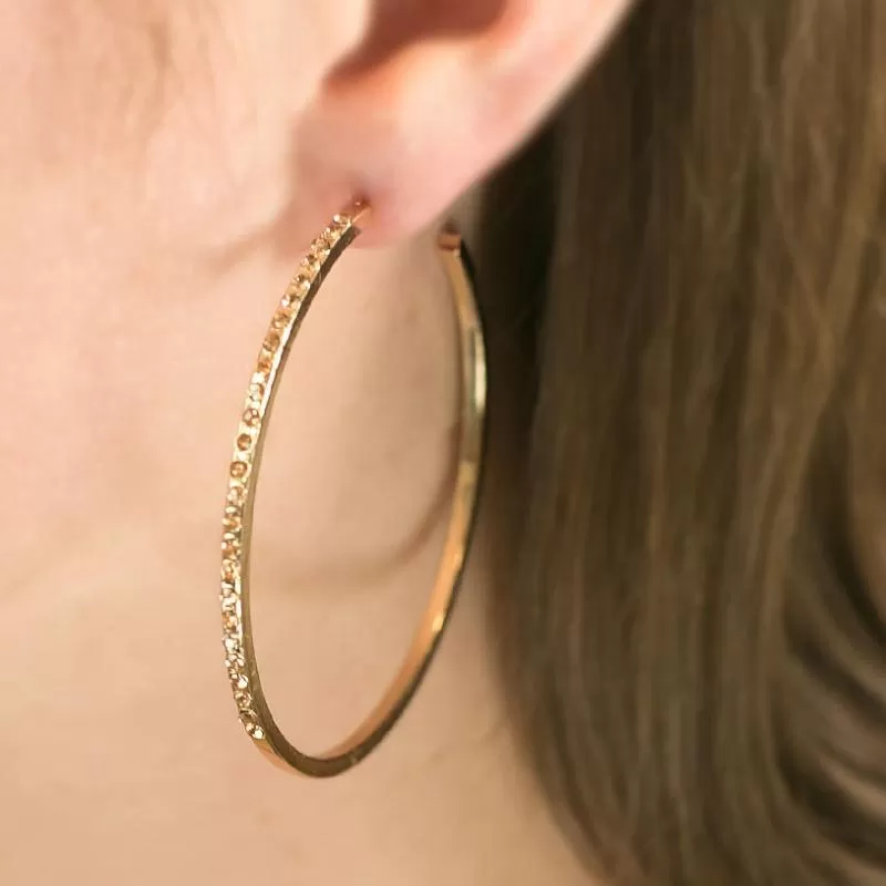 Guest of Honor Gold Hoop Earring