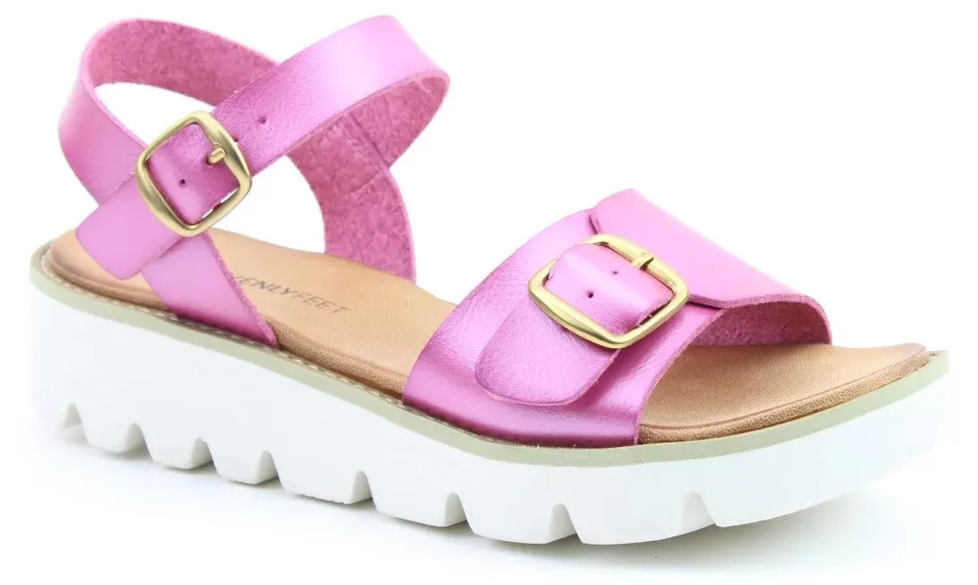 Heavenly Feet Trudy Womens Buckle Fastening Sandal