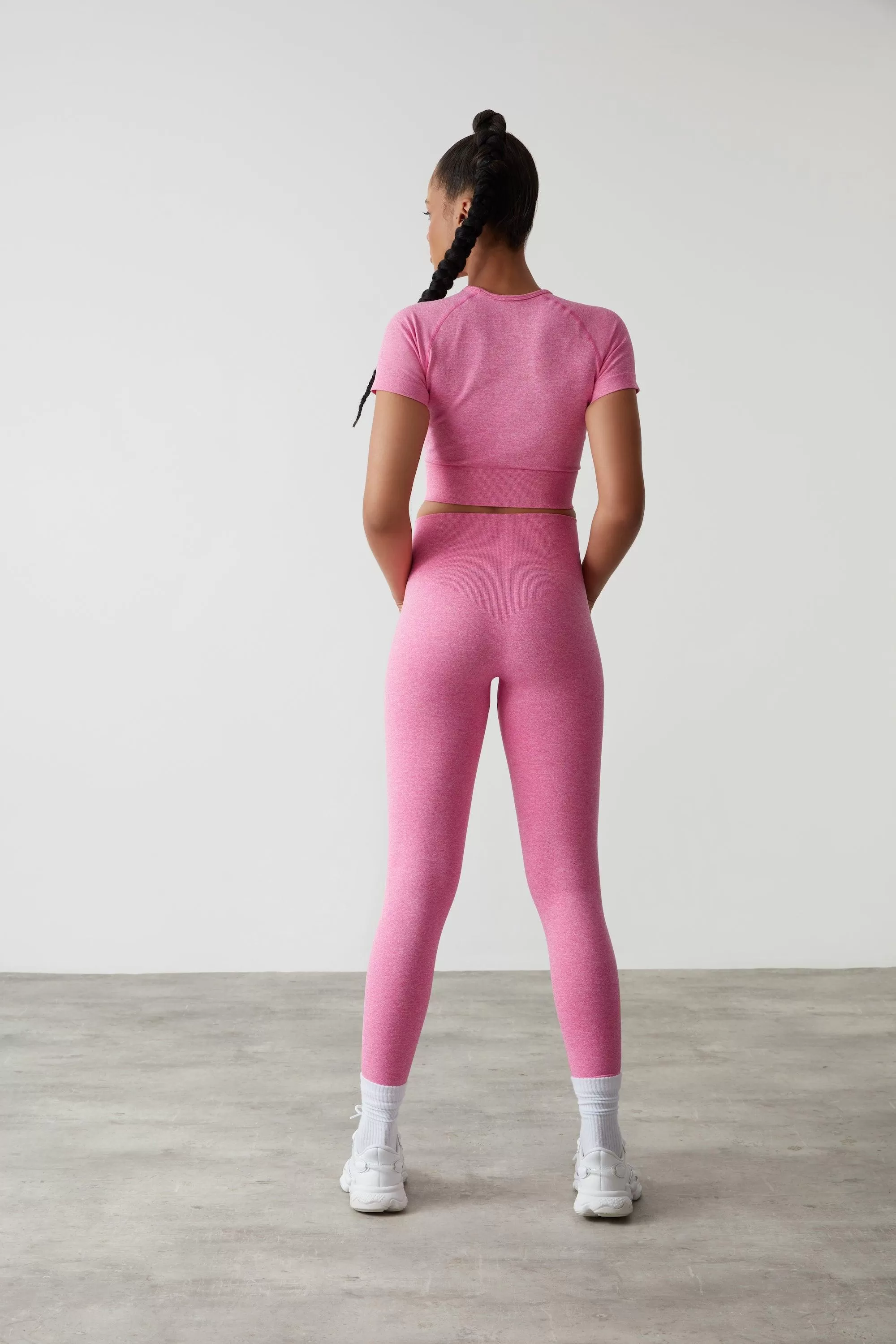 High-Waisted seamless Leggings pink