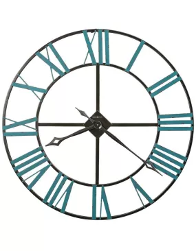 Howard Miller St. Clair Oversized Wall Clock - Open Dial - Wrought Iron Frame