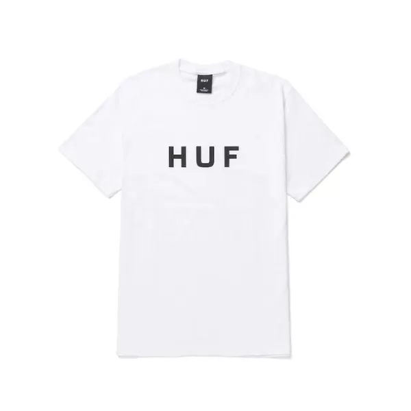 Huf OG Logo S/S T-Shirt - White