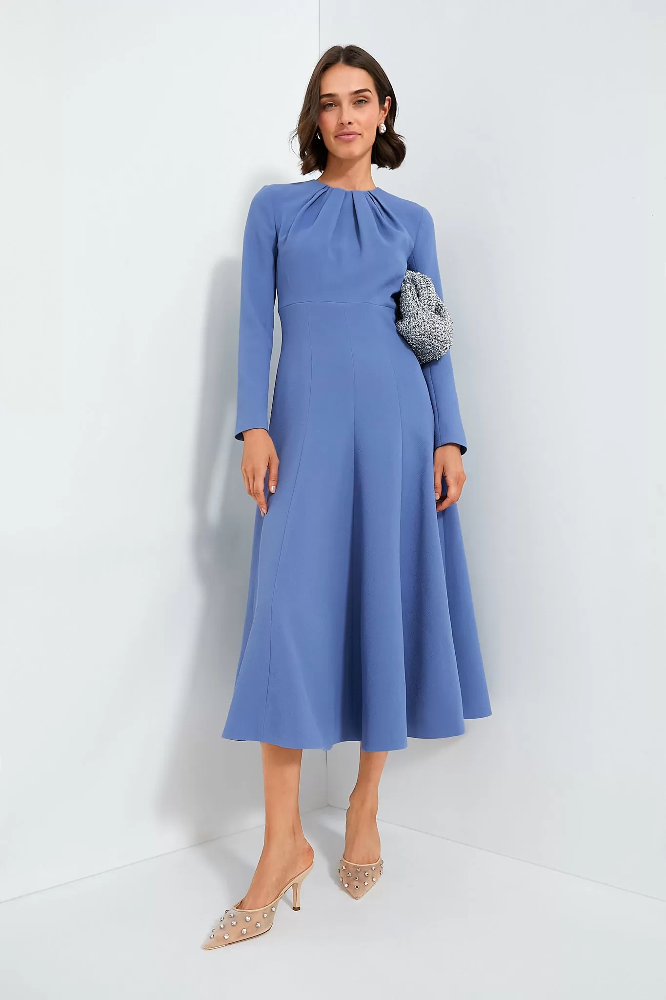 Indigo Beldium Midi Dress