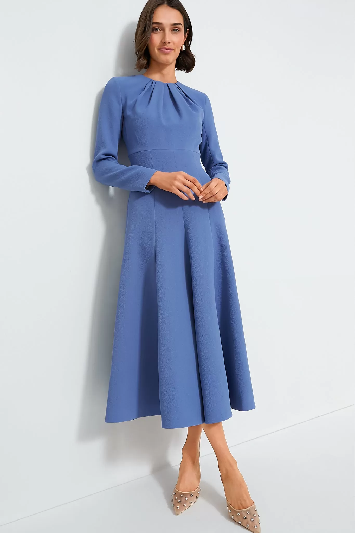 Indigo Beldium Midi Dress