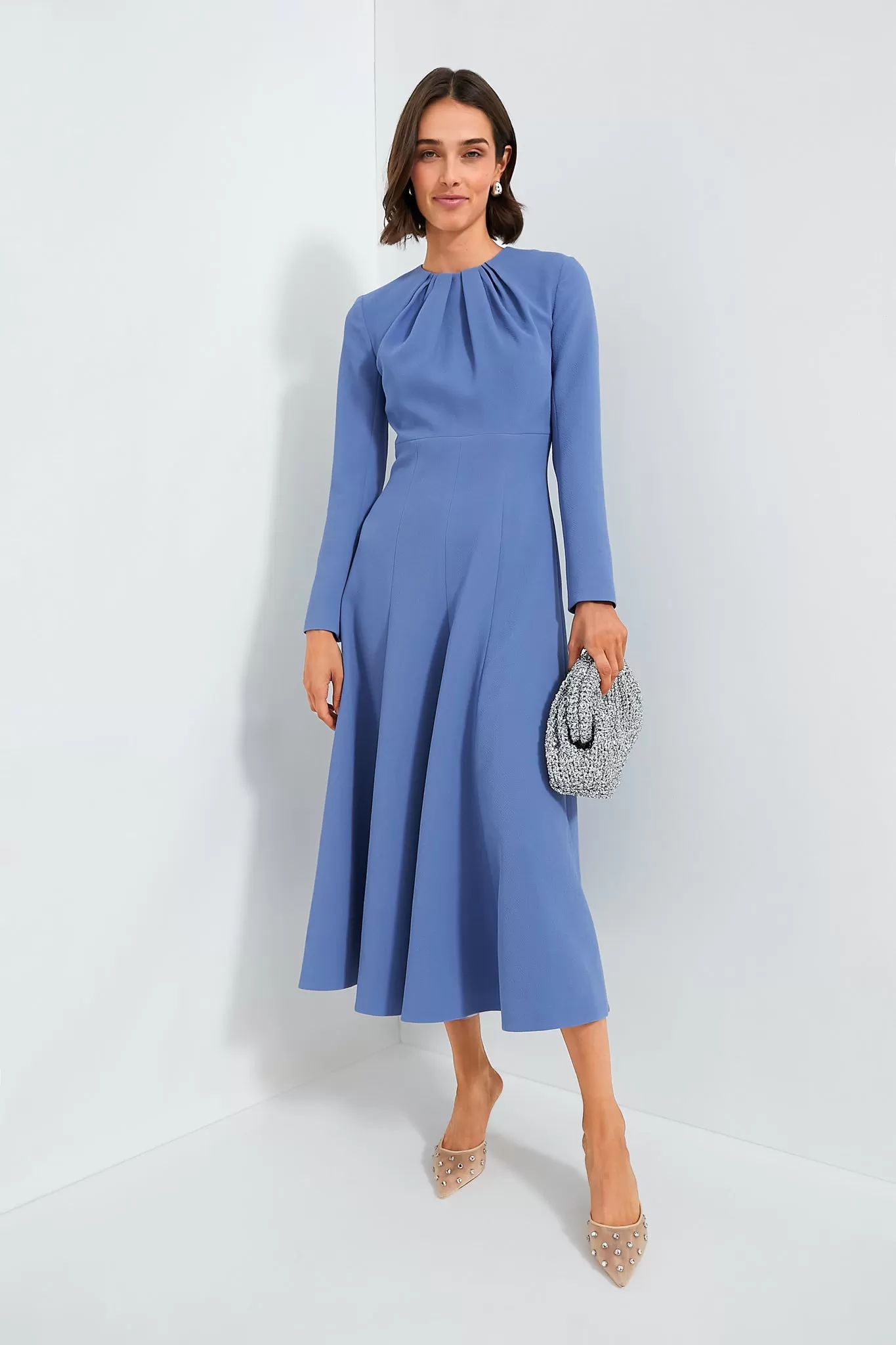 Indigo Beldium Midi Dress