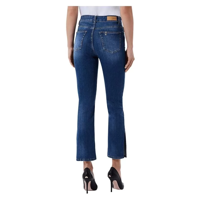 Jeans Liu-Jo Cropped Con Spacchetti