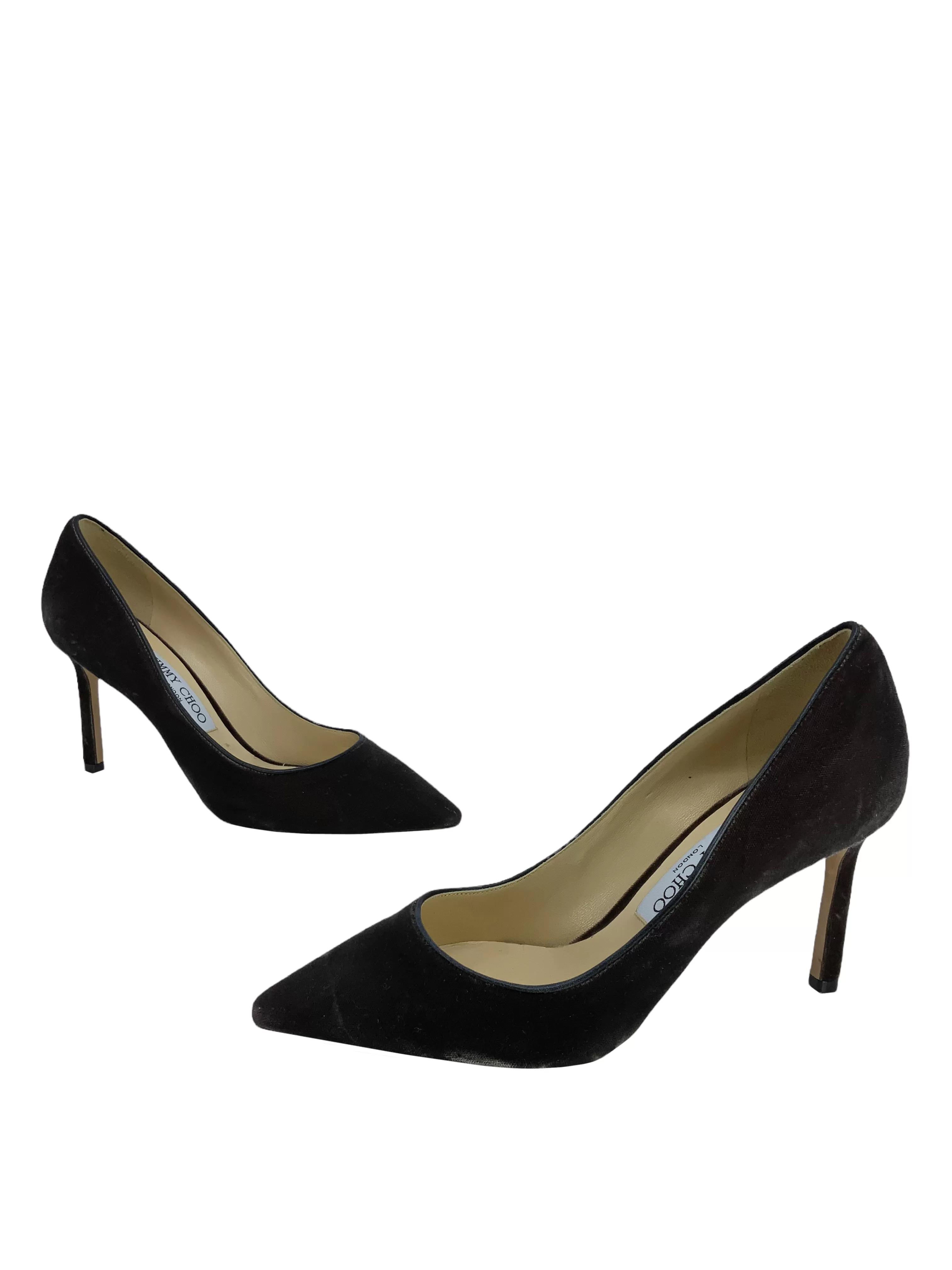 Jimmy Choo Romy Velvet Pumps Size 7.5