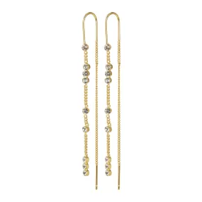 Kamari Gold Plated Crystal Earrings